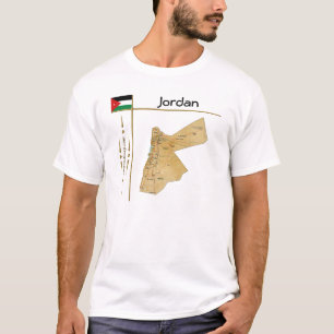 Jordan Map + Flag + Title T-Shirt