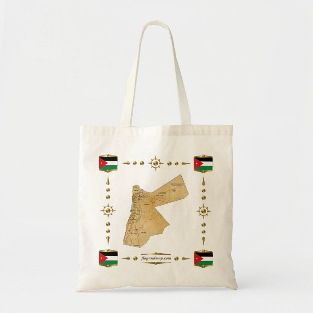 Jordan Map + Flags Bag (Front)