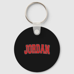 Jordan Mn Minnesota Varsity Style Usa Vintage Spor Key Ring
