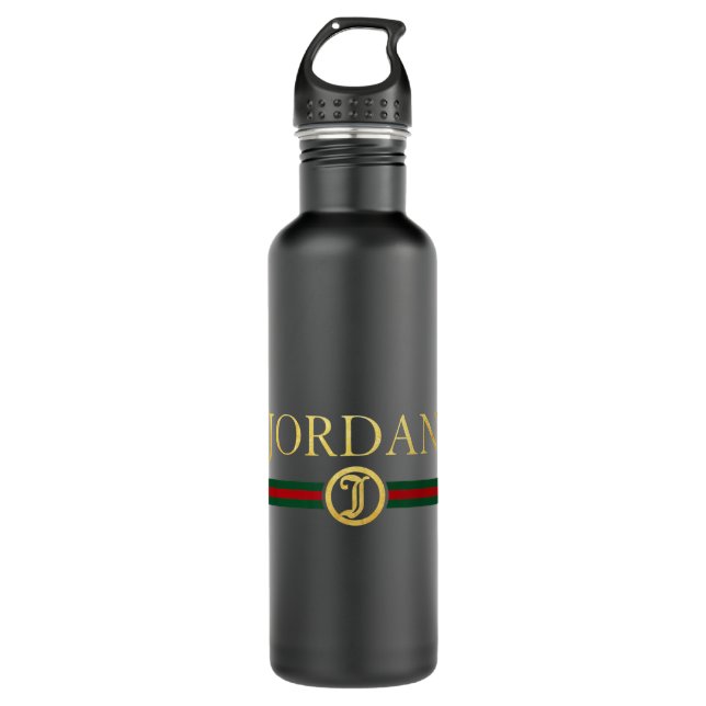 Jordan Name Personalised Royal Luxury Gift Men Wom 710 Ml Water Bottle (Front)
