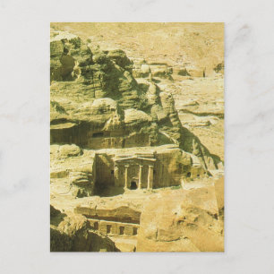 Jordan, Petra, the Nabatean rock hewn tombs Postcard