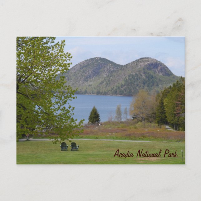 Jordan Pond, Acadia National Park Postcard (Front)