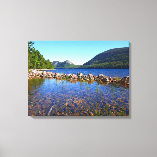 Jordan Pond I at Acadia National Park Canvas Print (Front)