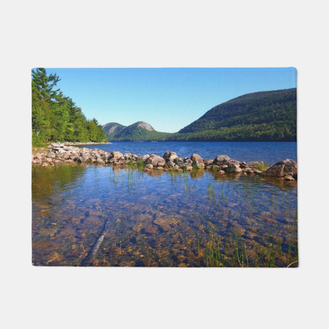Jordan Pond I at Acadia National Park Doormat (Front)