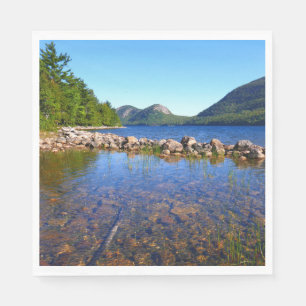 Jordan Pond I at Acadia National Park Napkin