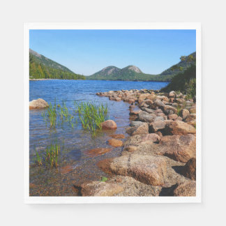 Jordan Pond II at Acadia National Park Napkin