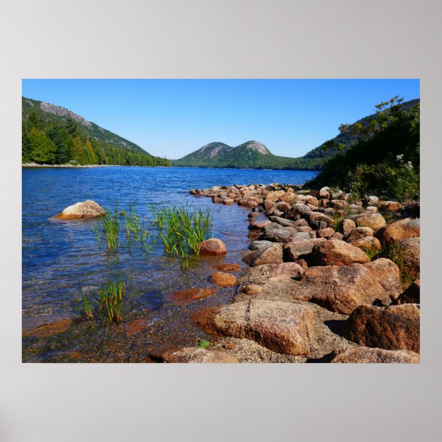 Jordan Pond II at Acadia National Park Poster (Front)