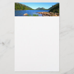Jordan Pond II at Acadia National Park Stationery