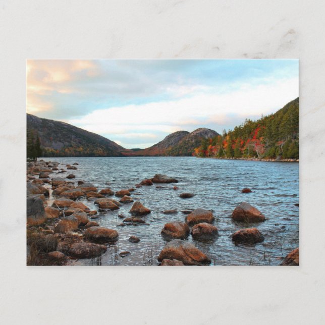 'Jordan Pond & the Bubbles' Postcard (Front)
