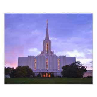 Jordan River LDS Temple Photo Print