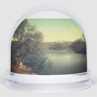 Jordan River where Jesus was baptised: Holy Site Snowglobe