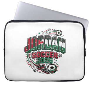 Jordan Soccer 2026 Soccer Bold Country Typography Laptop Sleeve