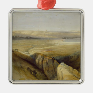 Jordan Valley, from Volume II of 'The Holy Land' Metal Tree Decoration