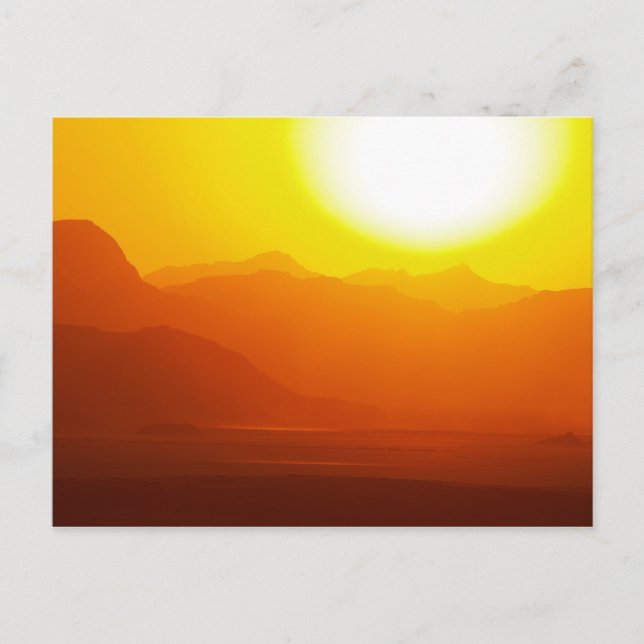 Jordan Wadi Rum Desert Postcard (Front)