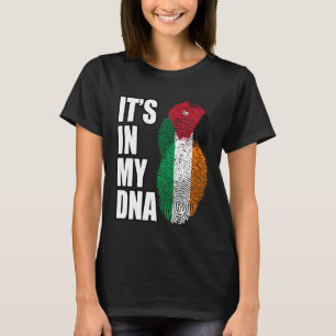 Jordanian And Irish Mix DNA Heritage Flag T-Shirt