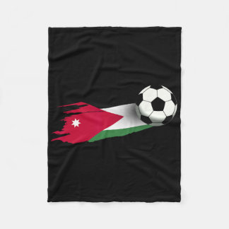 Jordanian Flag Top For Men Women Kids Jordan  Fleece Blanket