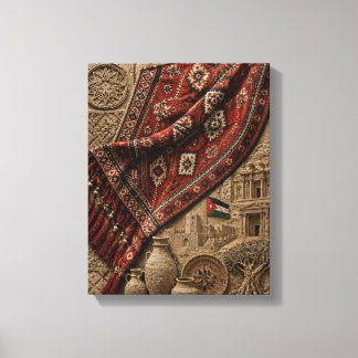 Jordanian Heri Canvas Print