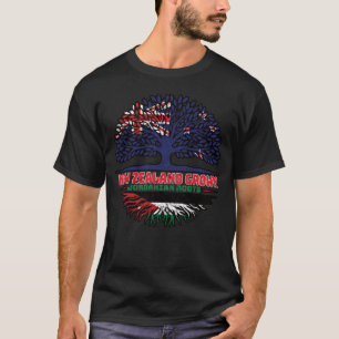 Jordanian Jordan New Zealander New Zealand Tree T-Shirt