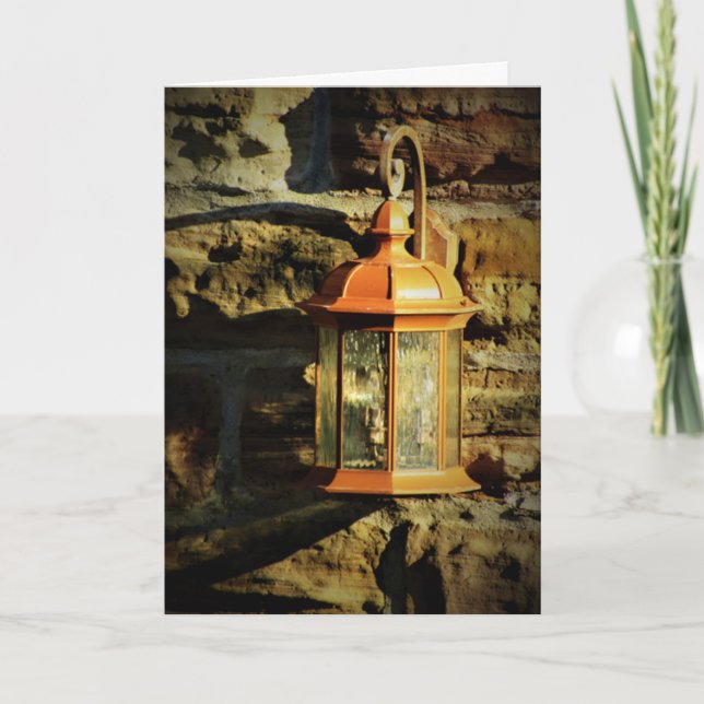 "Jordan's Lamp" Get Well Card (Front)