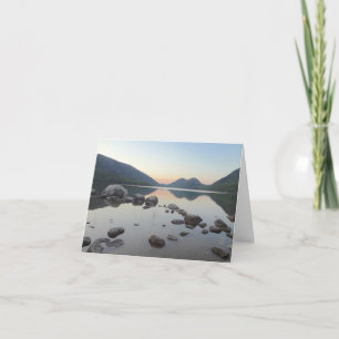 Jordon Pond/"The Bubbles" Blank Greeting Card