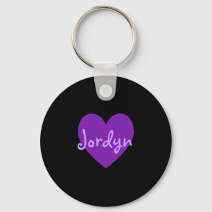 Jordyn in Purple Key Ring