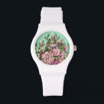 Joremount Chic DIY Watch<br><div class="desc">Looking for a personal gift that you can add your own image to? Here is a chic floral watch that you can also insert your own image into to make it special. You can also delete the numbers face if you wish when you choose to customise. If you like the...</div>