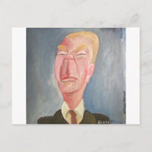 Jorge Luis Borges Postcard