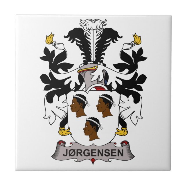 Jorgensen Family Crest Tile (Front)