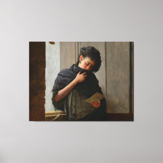 José Almeida Jr - Saudade (Longing) (1899) Canvas Print