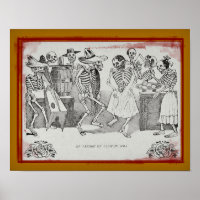 José  Posada-El jarabe en ultratumba 14"x11" Print