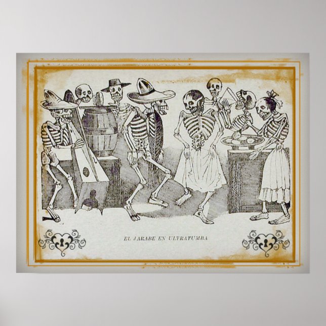 José  Posada-El jarabe en ultratumba 24"x18" Print (Front)