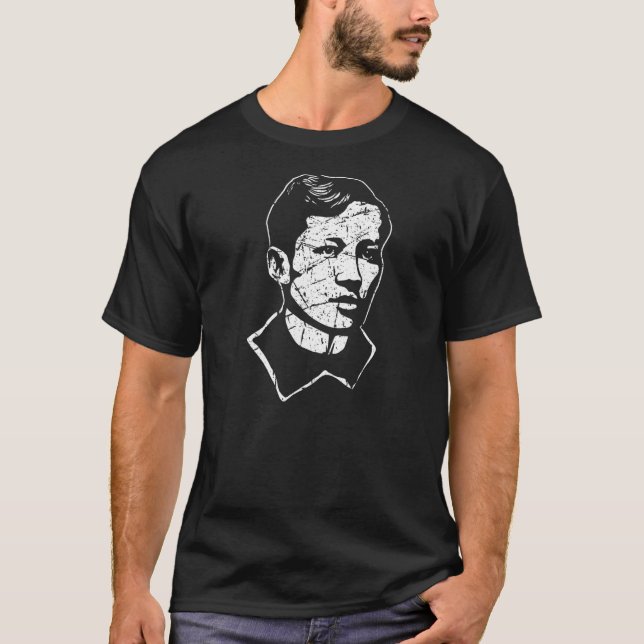 Jose Rizal Philippines Filipino American History M T-Shirt (Front)