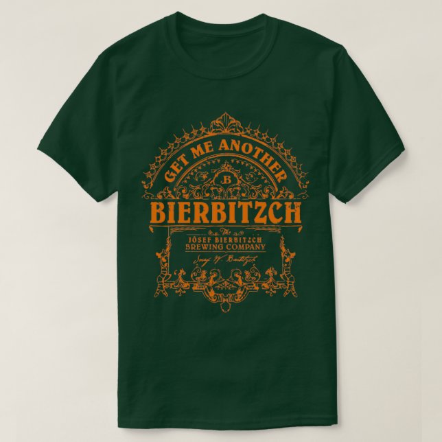 Josef Bierbitzch Brewing T-Shirt (Design Front)