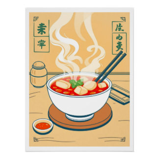 Joseon Teokbokki retro Art Poster