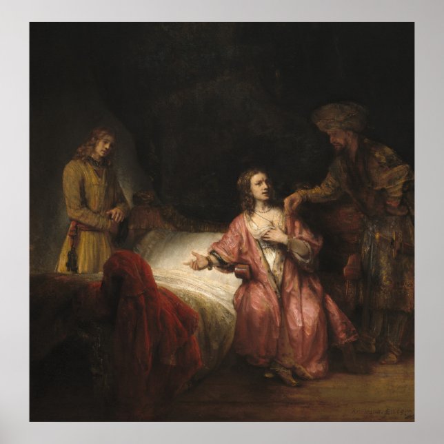 Joseph Accused - Rembrandt Fine Art Poster (Front)