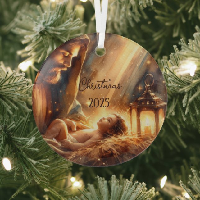 Joseph and Baby Jesus Ornament (Insitu)