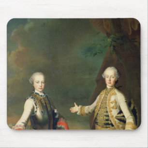 Joseph and Leopold, sons of Francis I and Maria Mouse Pad
