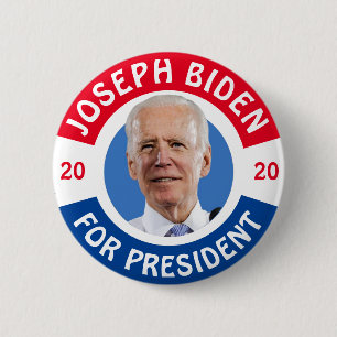 Joseph Biden for President 2020 6 Cm Round Badge