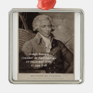 Joseph Bologne Chevalier de Saint-Georges Metal Tree Decoration