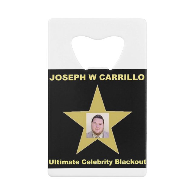 Joseph Carrillo - Ultimate Celebrity Blackout (Front)