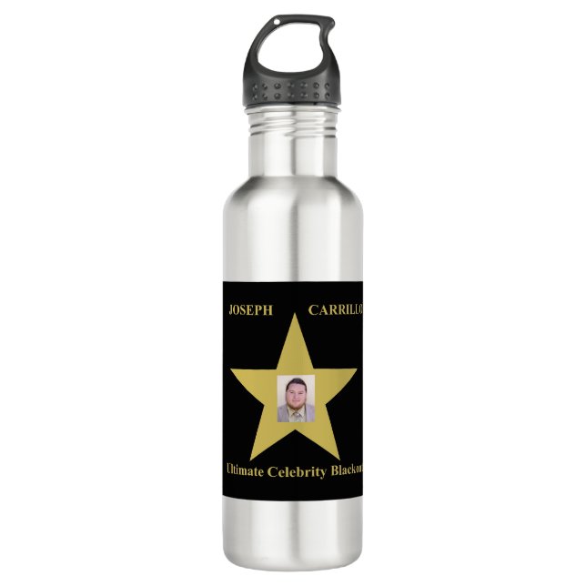 Joseph Carrillo - Ultimate Celebrity Blackout 710 Ml Water Bottle (Front)