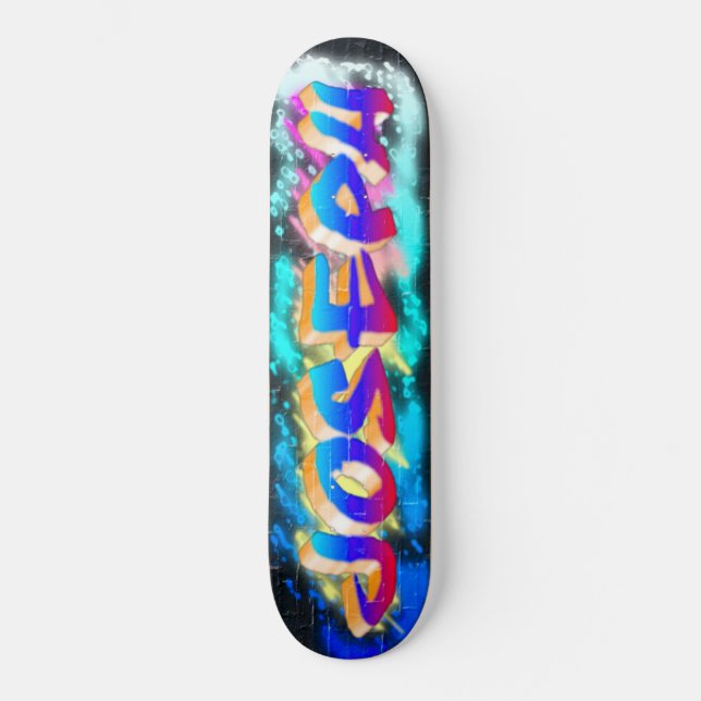 JOSEPH Customised Graffiti Skateboard (Front)