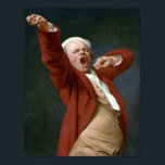 Joseph Ducreux Self-Portrait, Yawning Poster<br><div class="desc">Joseph Ducreux Self-Portrait,  Yawning</div>