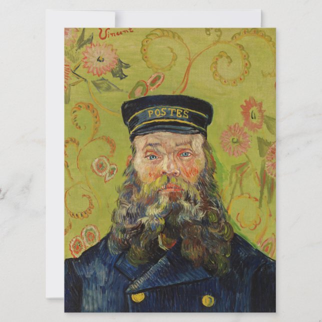 Joseph-Étienne Roulin (by Vincent van Gogh) Card (Front)