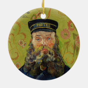 Joseph-Étienne Roulin (by Vincent van Gogh) Ceramic Tree Decoration