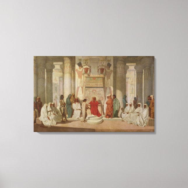 Joseph Explaining Pharaoh's Dreams Canvas Print (Front)