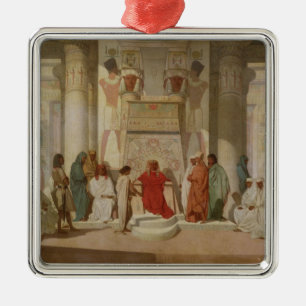 Joseph Explaining Pharaoh's Dreams Metal Tree Decoration