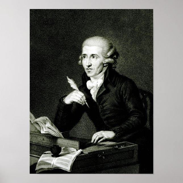 Joseph Haydn  c.1770 Poster (Front)