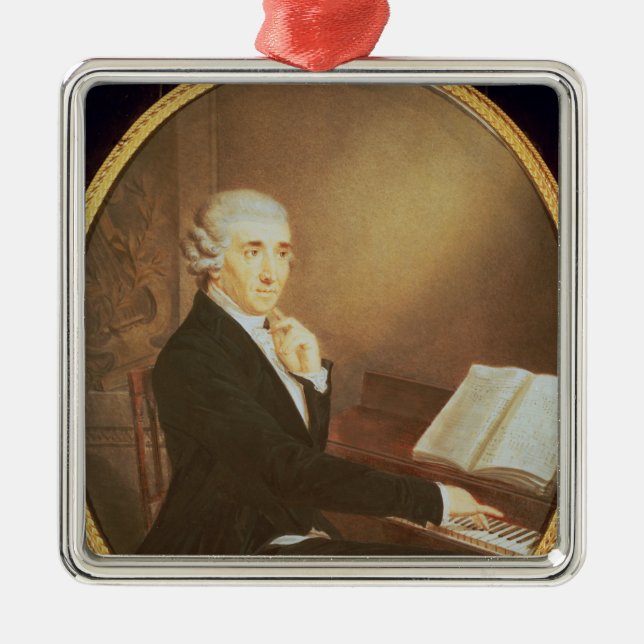 Joseph Haydn c.1795 Metal Tree Decoration (Front)