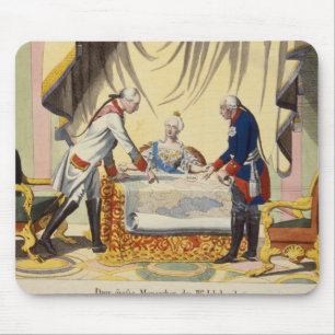 Joseph II, Catherine the Great and Frederick II Mouse Pad